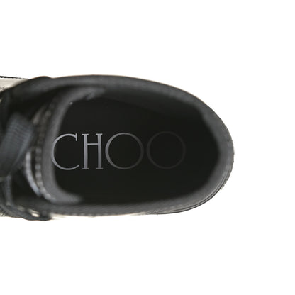 Jimmy Choo Nappa Crosta Suede Nord Combat Boots 40 Black 9 of 10