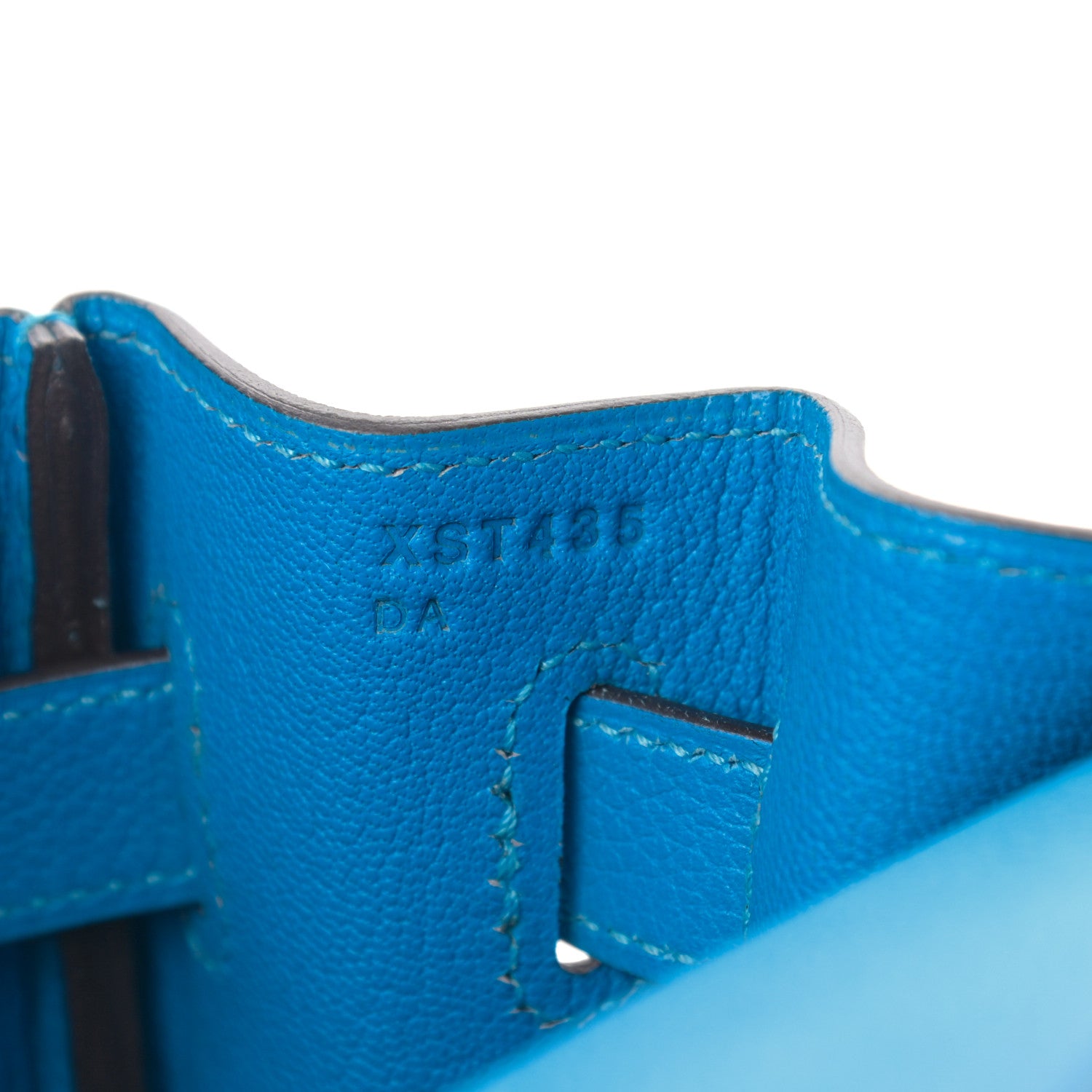 Hermes Evercolor Kelly Retourne 32 Bleu Hydra 6 of 8