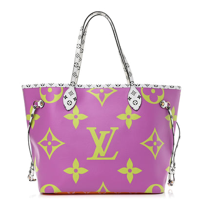 Louis Vuitton Monogram Giant Neverfull MM Pink Lilac 1 of 9