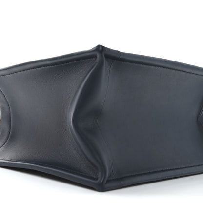 Christian Dior Oblique Calfskin Small Book Tote With Strap Blue Multicolor 8 of 10