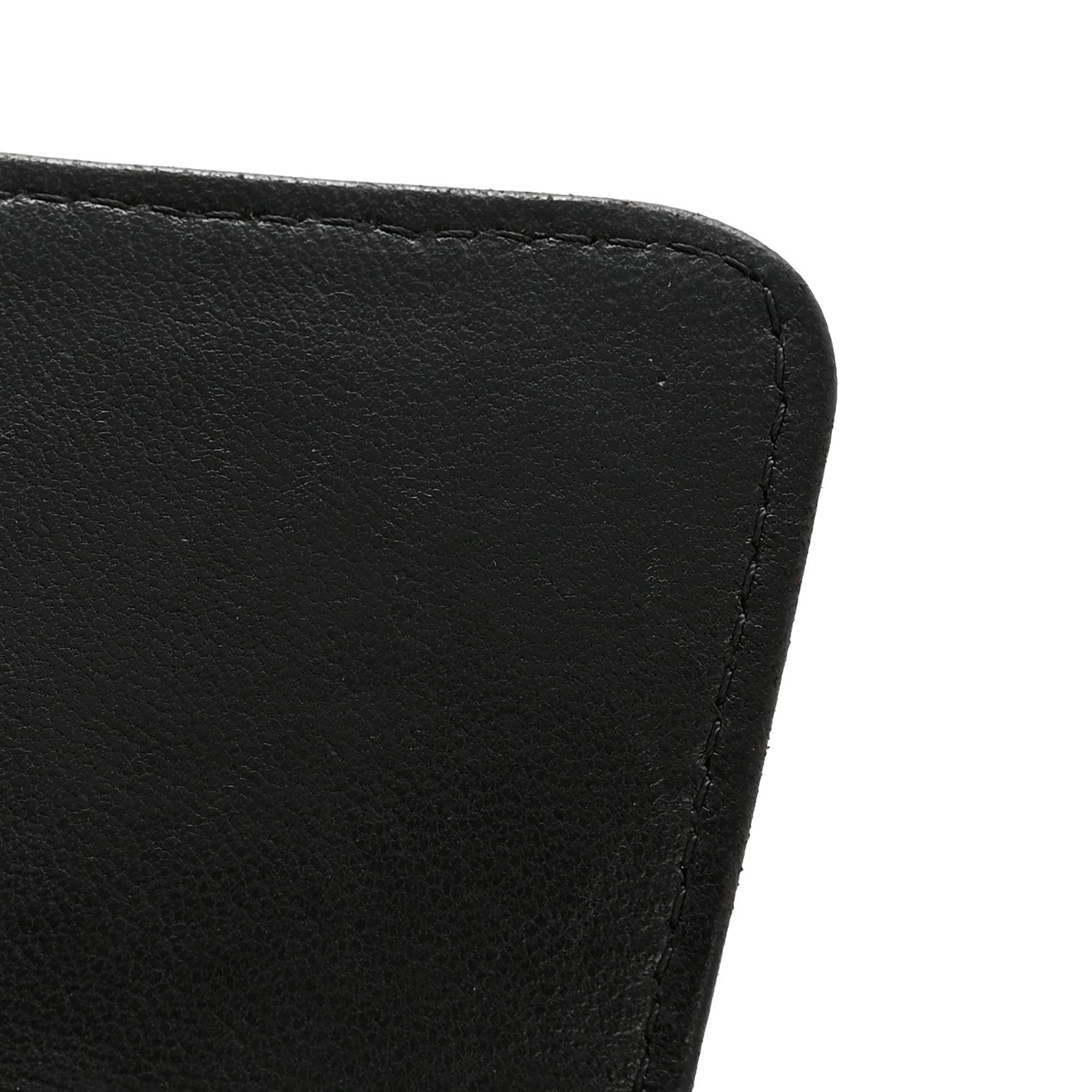 Chanel Lambskin Quilted Large Gusset Flap Wallet Black 9 of 11