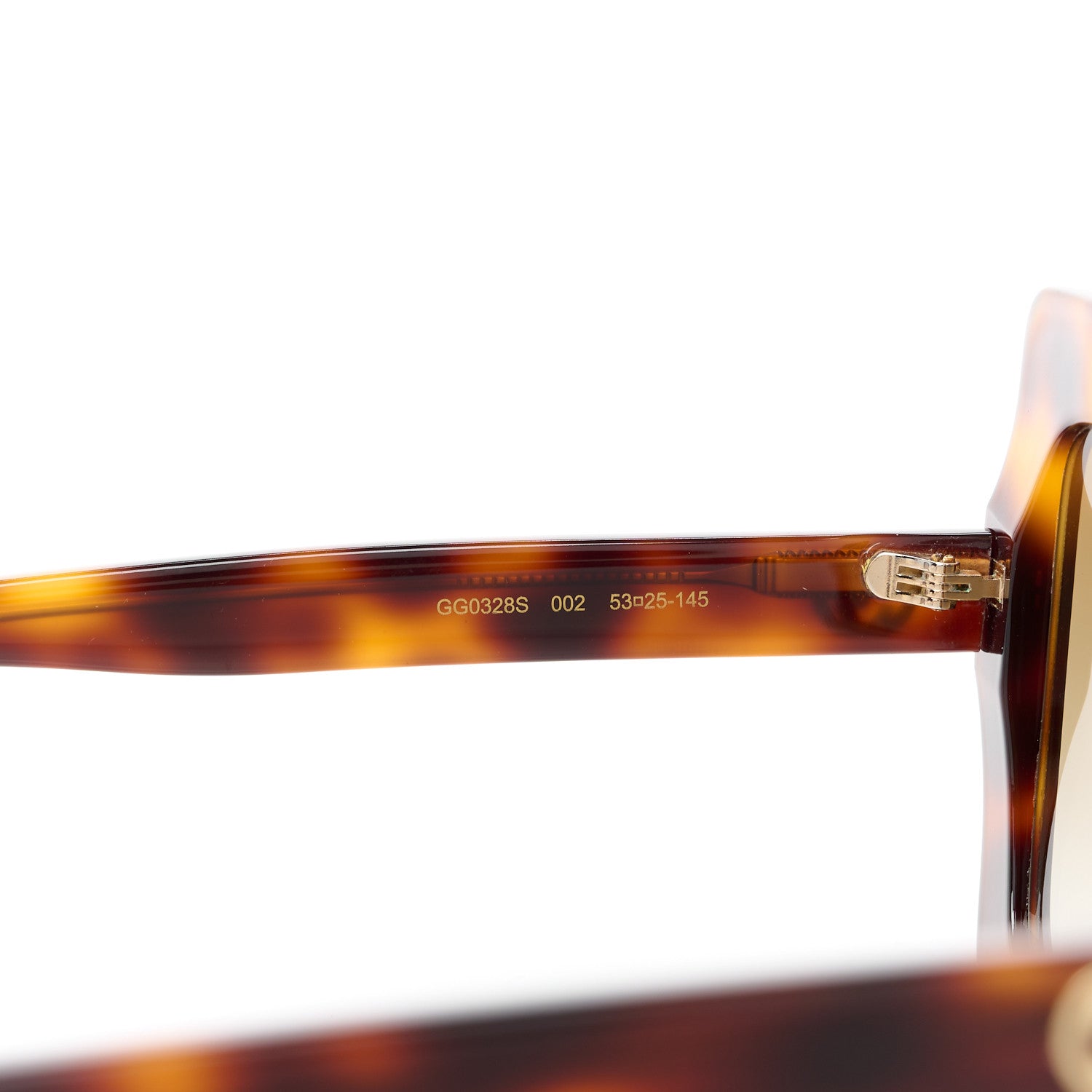 Gucci Acetate Oversize Sunglasses GG0328S Havana Brown 5 of 8