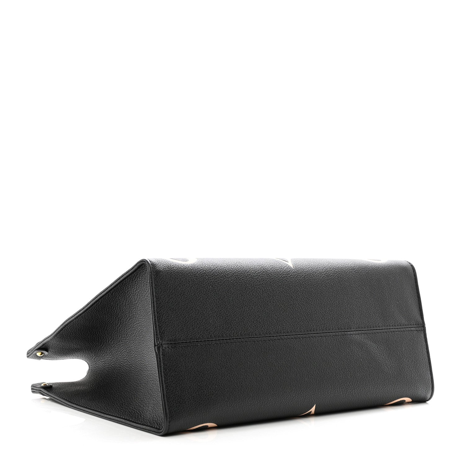 Louis Vuitton LOUIS VUITTON Empreinte Monogram Giant Onthego MM Black Beige 4 of 10