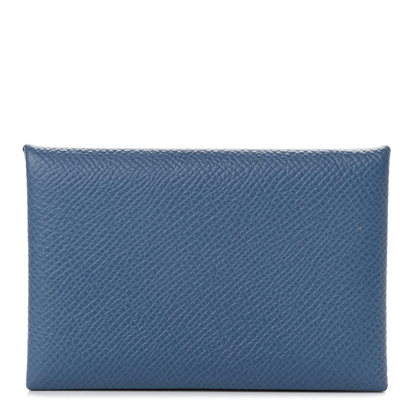 Epsom Calvi Card Case Bleu Agate