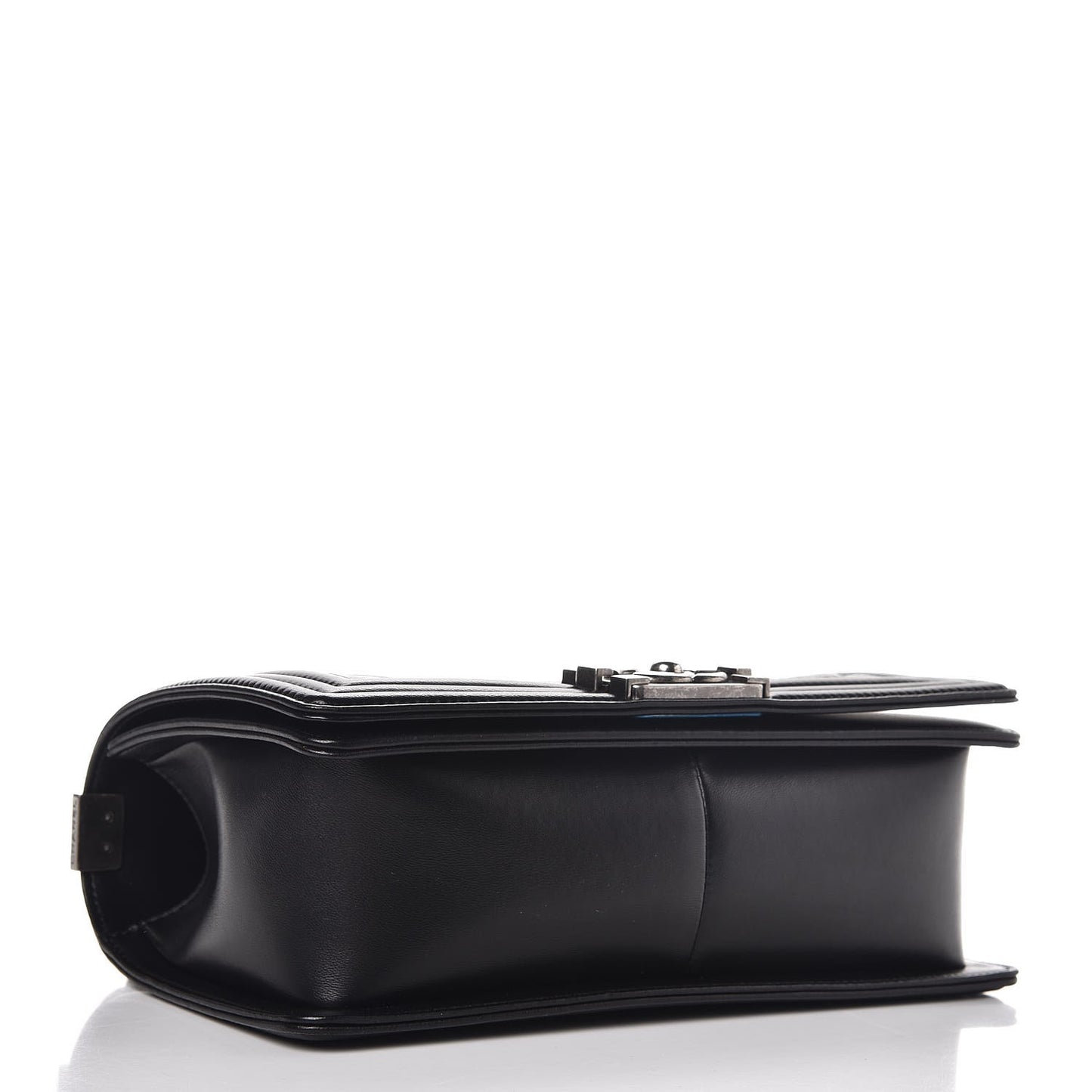 Lambskin Quilted Medium Boy Flap Black