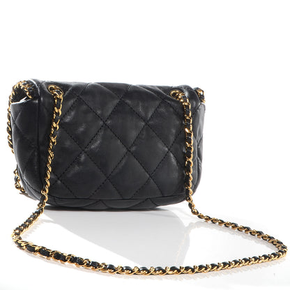 Chanel Calfskin Mini Chain Me Flap Black 3 of 7