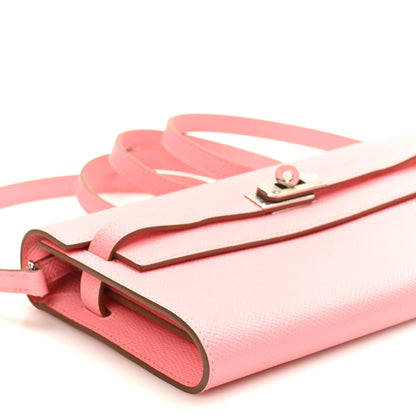 Hermes Epsom Kelly Wallet To Go Rose Confetti 9 of 11