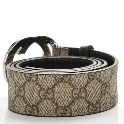Gucci GG Plus Monogram Interlocking G Belt 90 36 Dark Brown 3 of 6