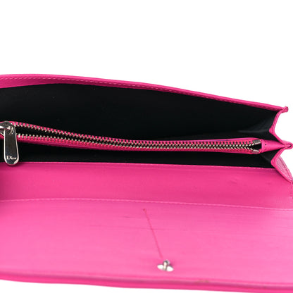Christian Dior Lambskin Cannage Lady Dior Wallet Organizer Rose Sorbet 8 of 10