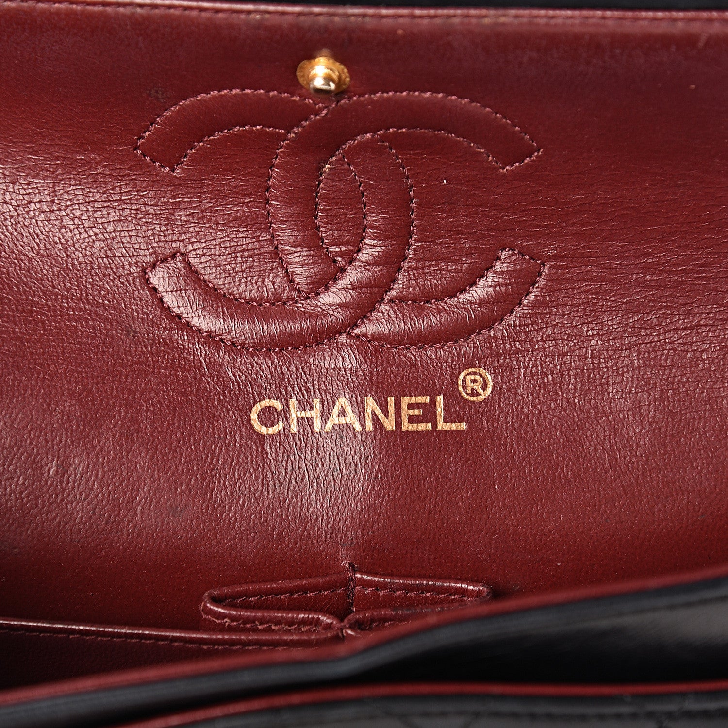 Chanel Lambskin Quilted Small Double Flap Black 6 of 12