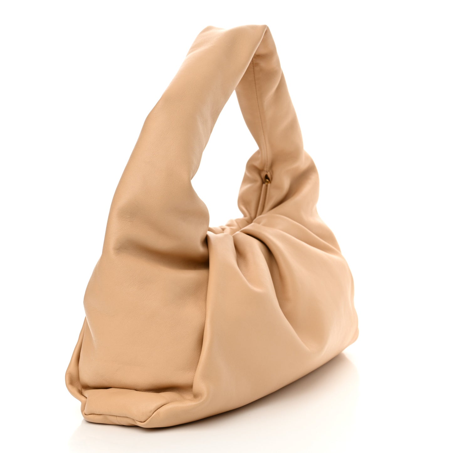 Smooth Butter Calfskin Small The Shoulder Pouch Almond