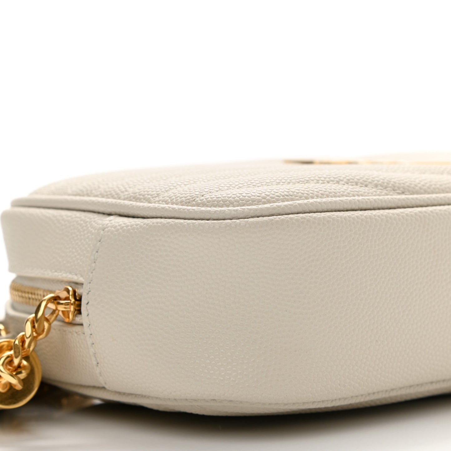 Grain De Poudre Matelasse Monogram Mini Lou Camera Bag Crema Soft