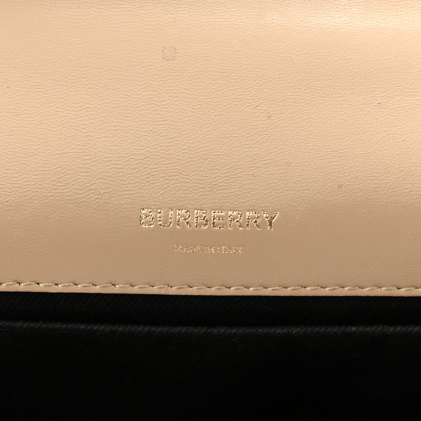 Quilted Horseferry Print Small Lola Bag Beige