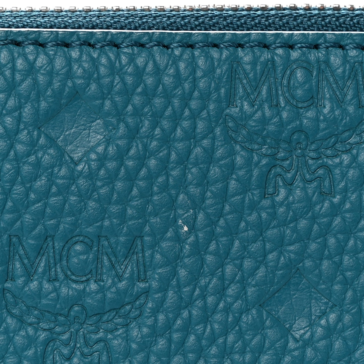 Calfskin Ottomar Monogram Medium Tivitat Document Holder Teal