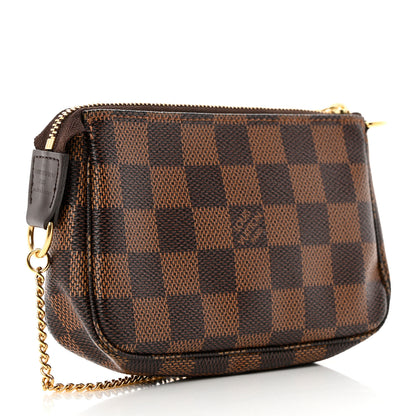 Louis Vuitton Damier Ebene Mini Pochette Accessories 3 of 7