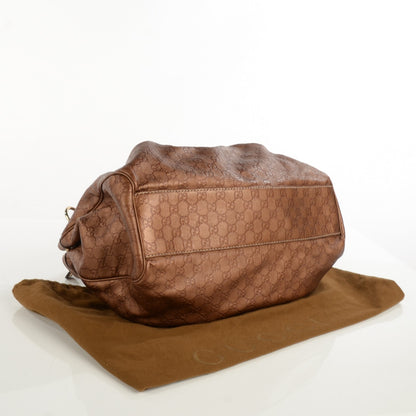 Gucci Guccissima Large Sukey Tote Bronze 4 of 7