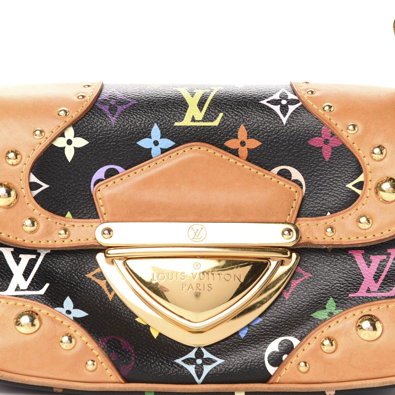 Louis Vuitton Monogram Multicolor Marilyn Black 10 of 11