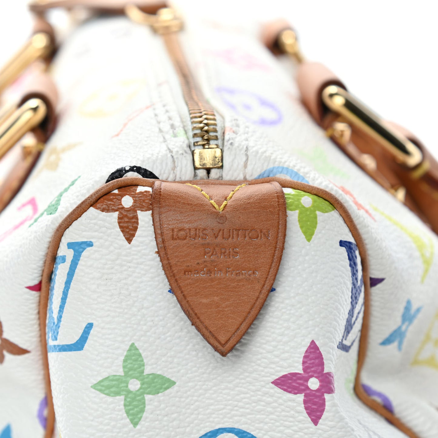 Monogram Multicolor Speedy 30 White