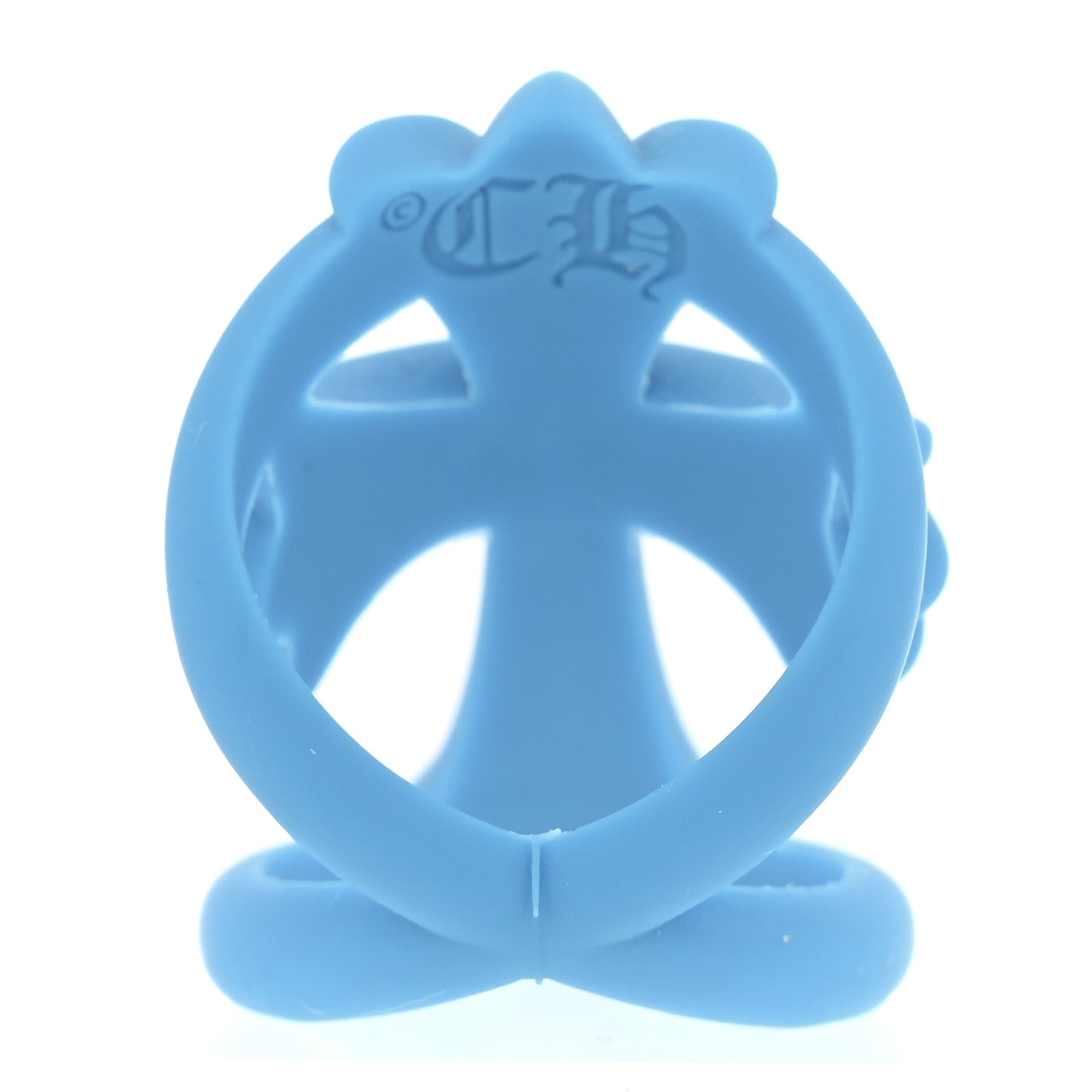 Silicone Silichrome Infinity Ring 57 8 Blue