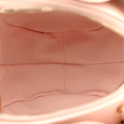 Chanel Patent Lambskin Camellia Bouquet Clutch With Chain Light Pink 5 of 11