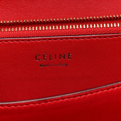 Celine Lizard Medium Classic Box Flap Bag Ruby 6 of 9