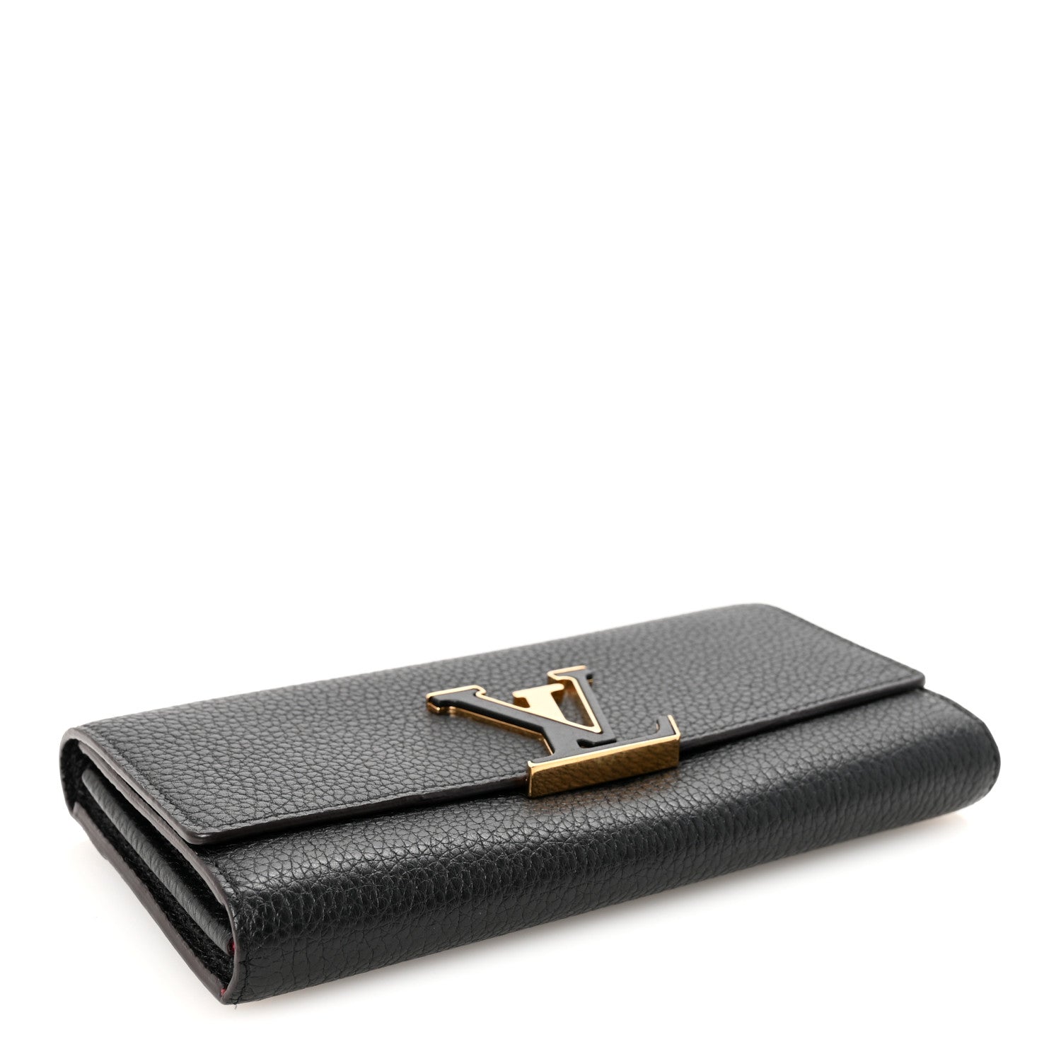 Louis Vuitton Taurillon Capucines Wallet Black 4 of 6