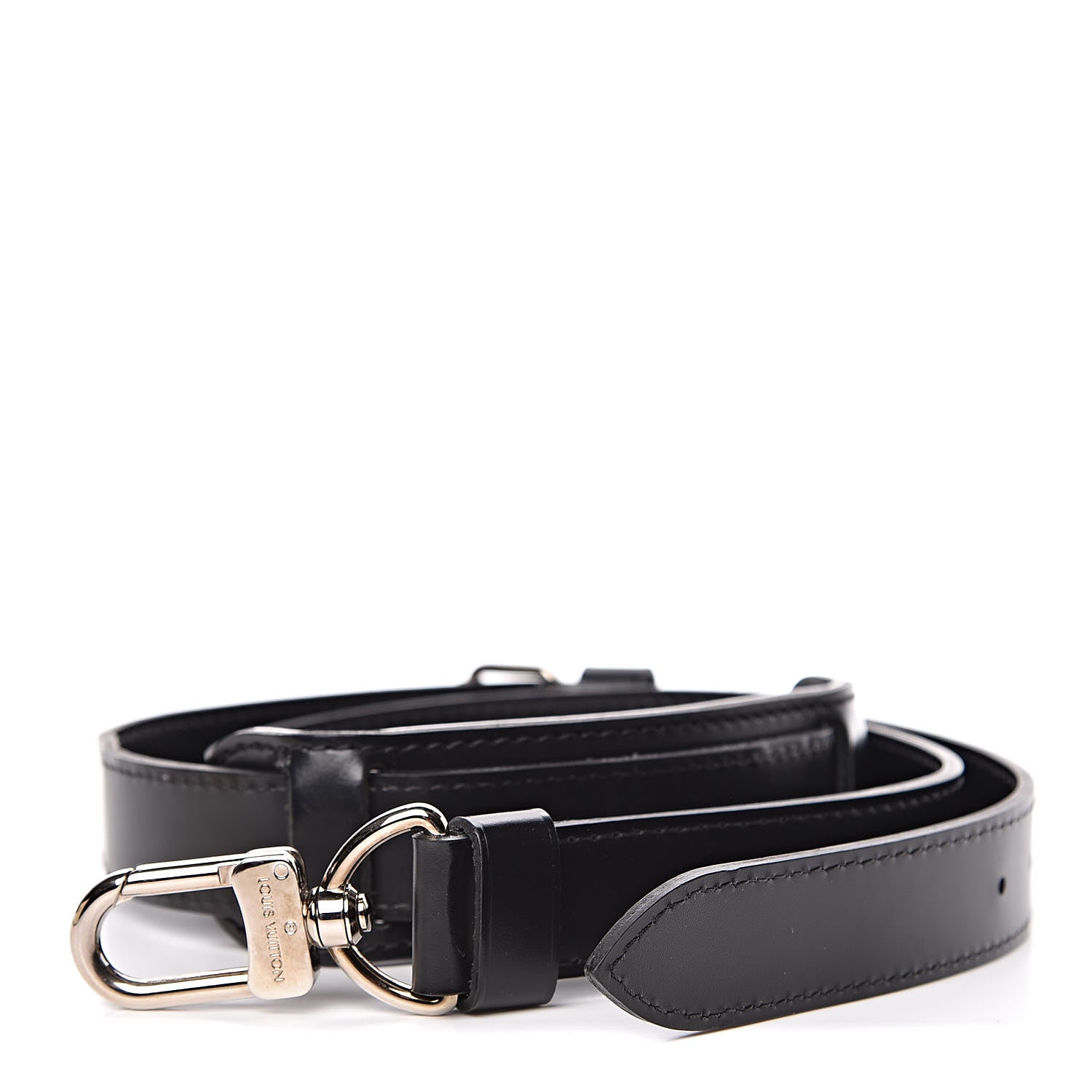 Louis Vuitton Calfskin Adjustable Keepall Bandouliere Shoulder Strap Black 1 of 7