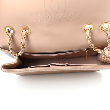 Chanel Caviar Quilted Medium CC Filigree Flap Beige 4 of 4