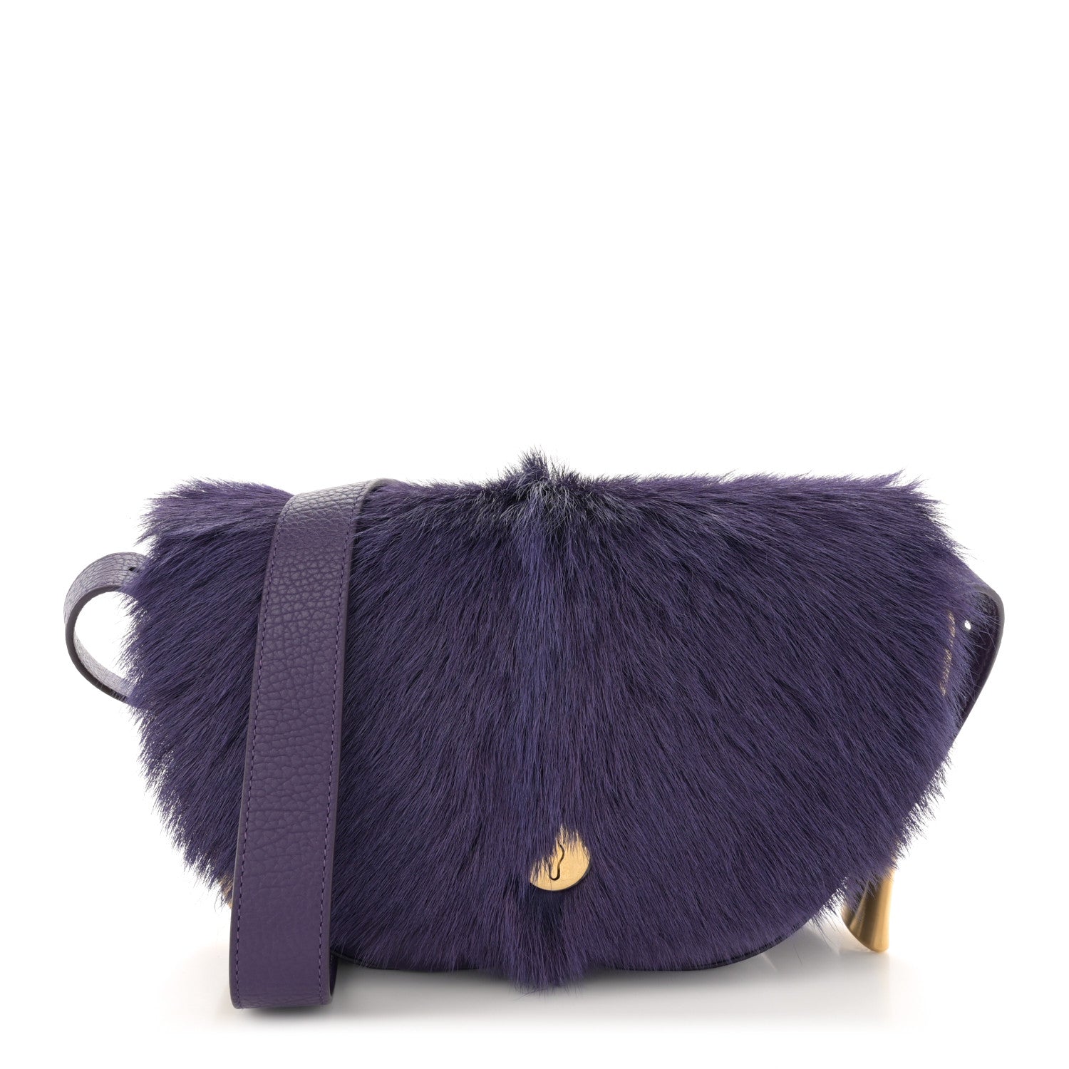 Burberry Calfskin Goat Fur Chess Satchel Bag Ribbon 1 of 13