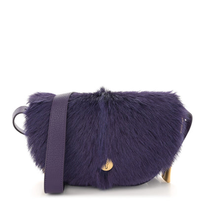 Burberry Calfskin Goat Fur Chess Satchel Bag Ribbon 1 of 13