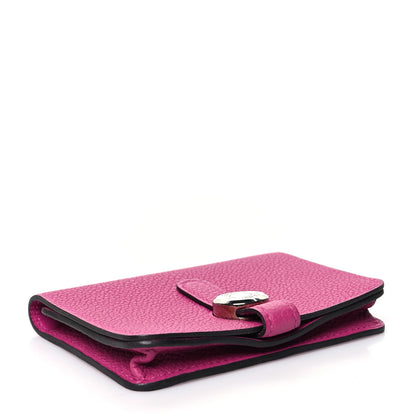 Hermes Togo Dogon Card Case Rose Pourpre 4 of 10
