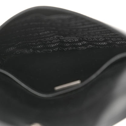 Prada Spazzolato Cleo Flap Shoulder Bag Black 4 of 9
