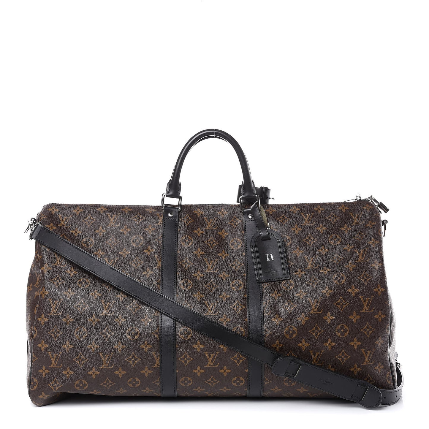 Monogram Macassar Keepall Bandouliere 55