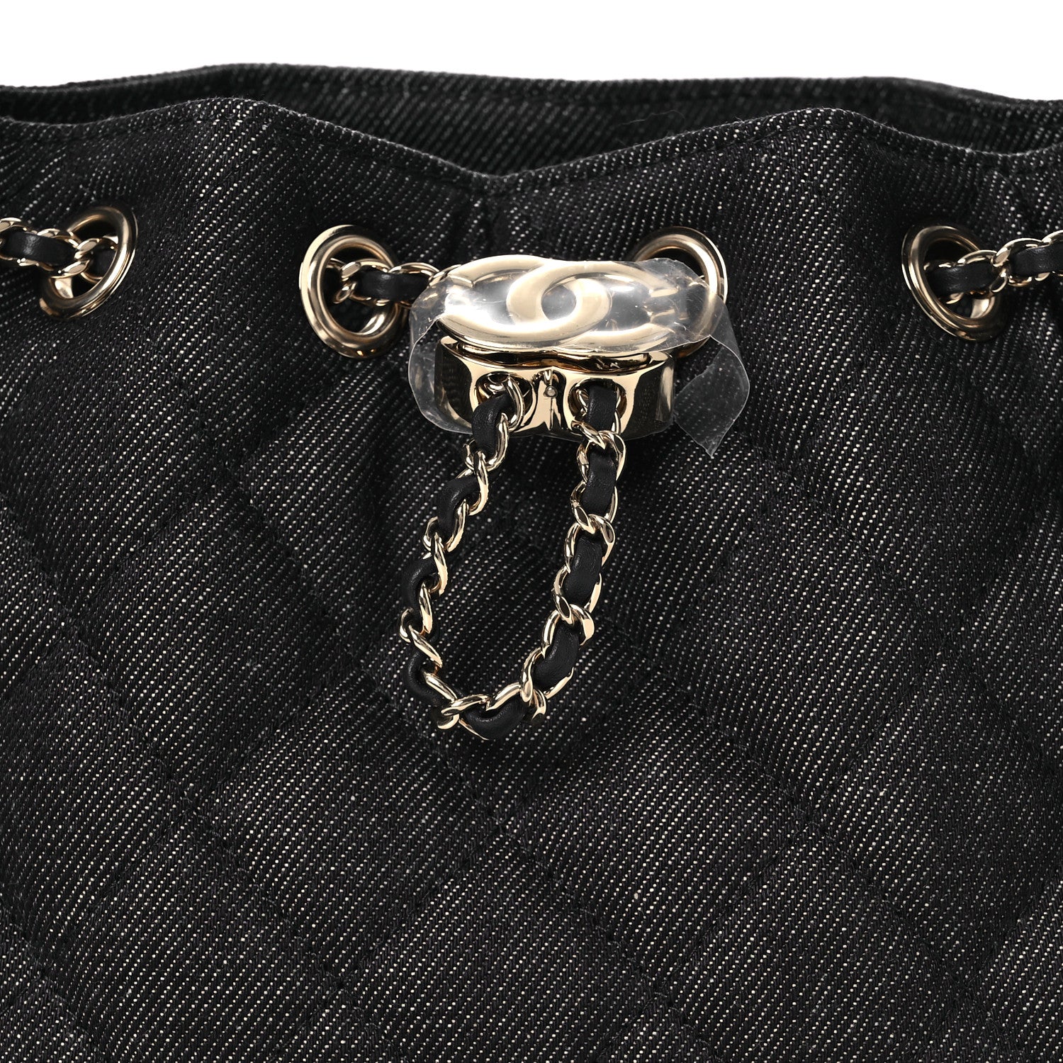 Chanel Denim Quilted Mini Chanel 25 Handbag Dark Blue 8 of 13