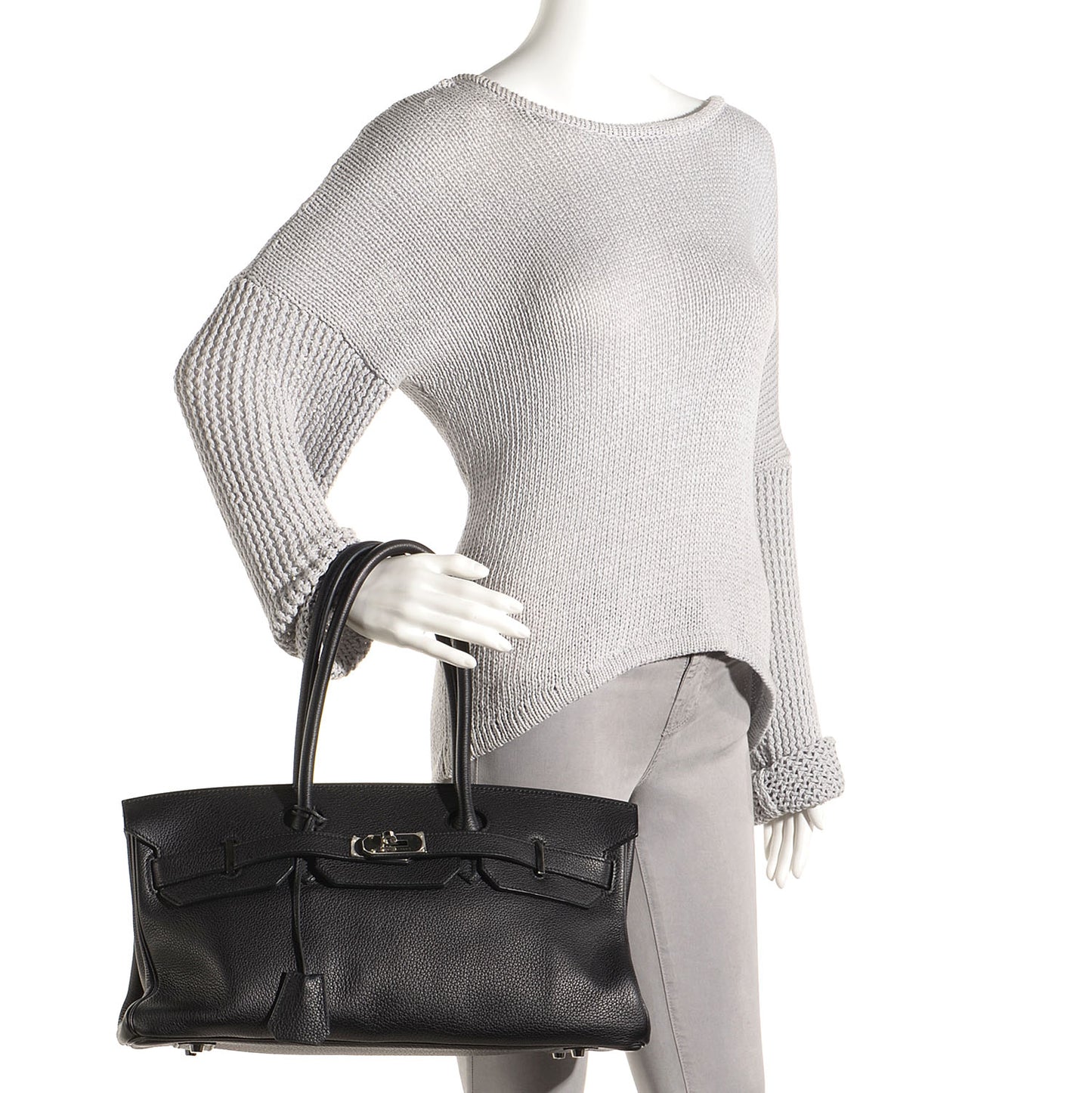 Togo JPG Shoulder Birkin II 42 Black