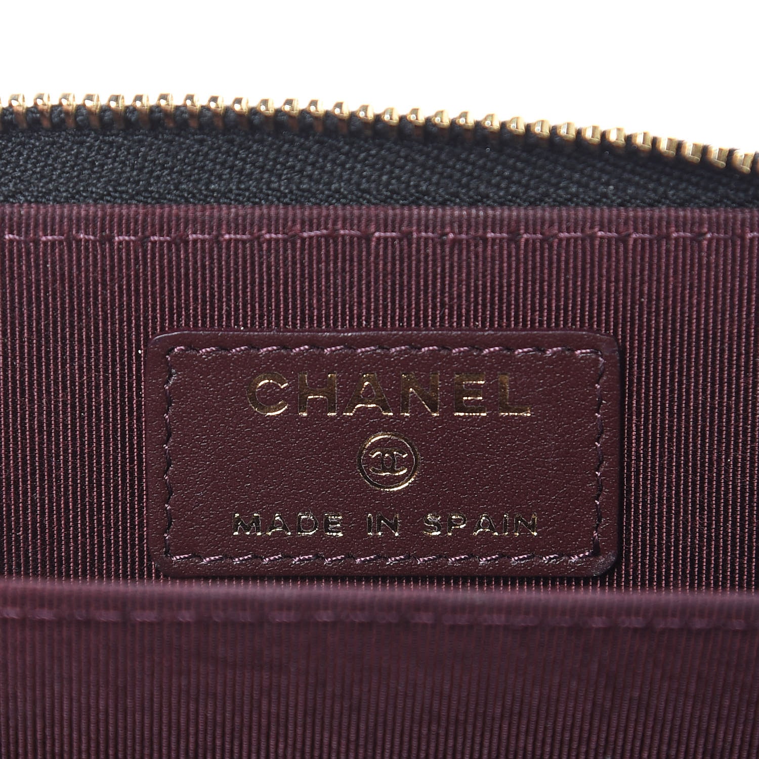 Chanel Caviar Quilted Zip Coin Purse Black 6 of 7