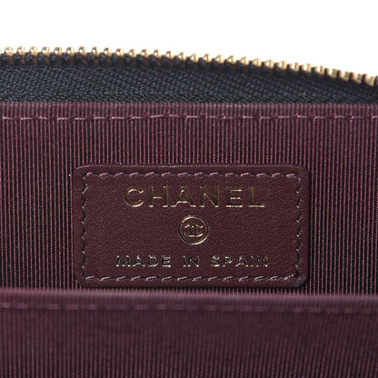 Chanel Caviar Quilted Zip Coin Purse Black 6 of 7