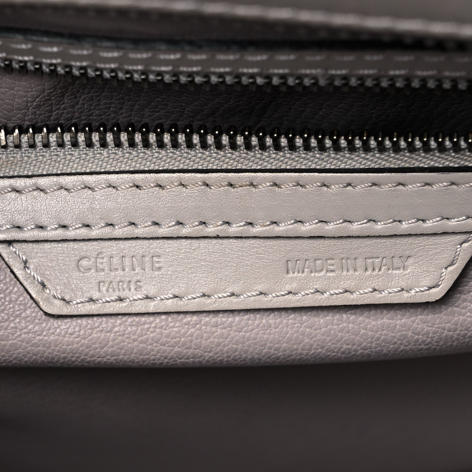 Celine Palmelato Mini Luggage Pearl Grey 5 of 11