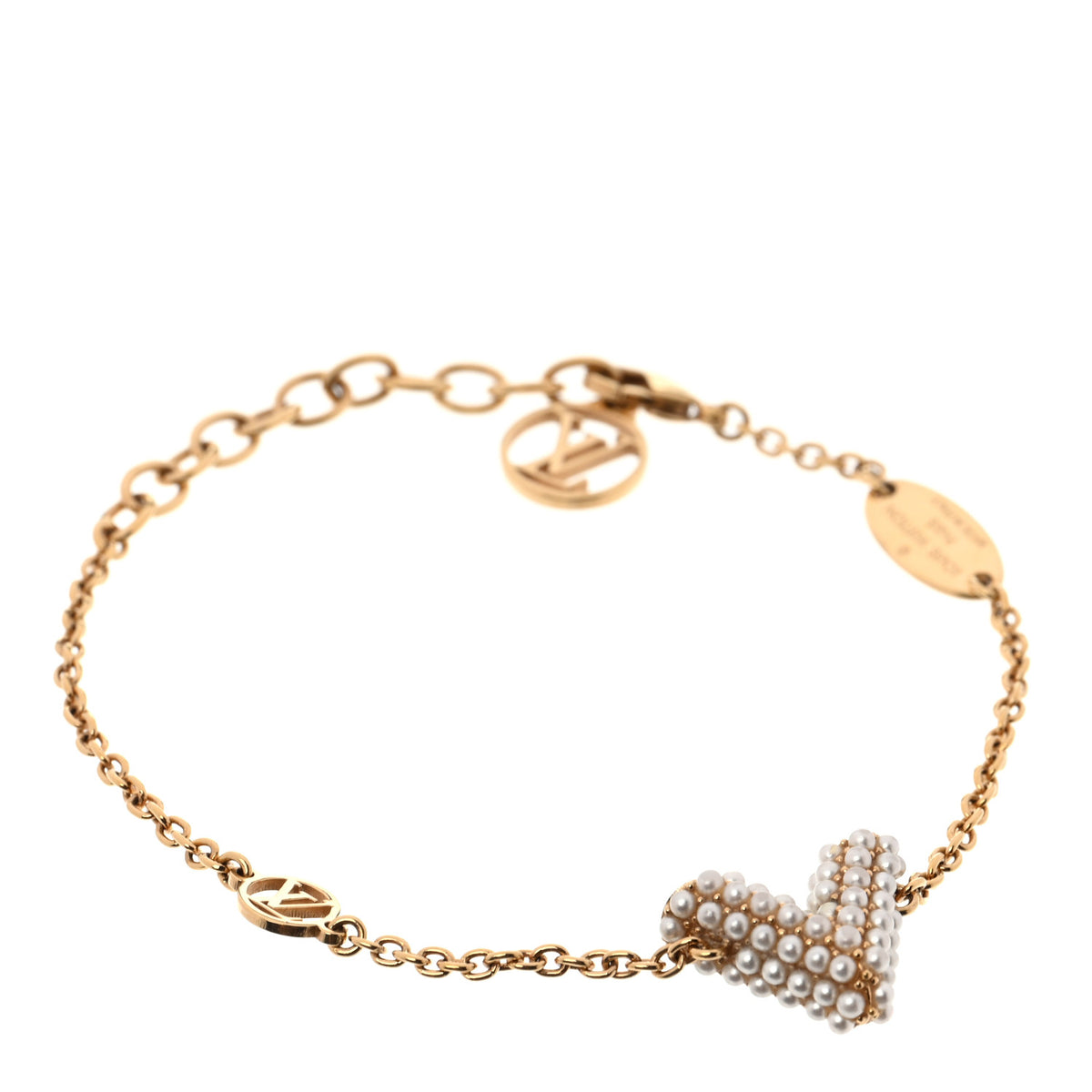 Louis Vuitton Essential V Perle Bracelet Gold 1 of 6