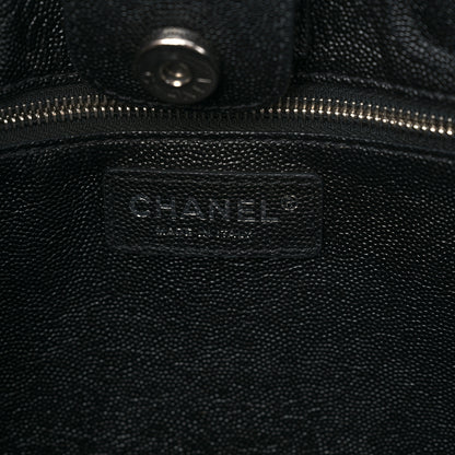 Chanel Caviar Stitched Medium Lady Coco Shopping Tote Black 6 of 10