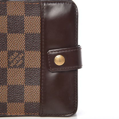 Louis Vuitton Damier Ebene Zippe Zipped Compact Wallet 9 of 11