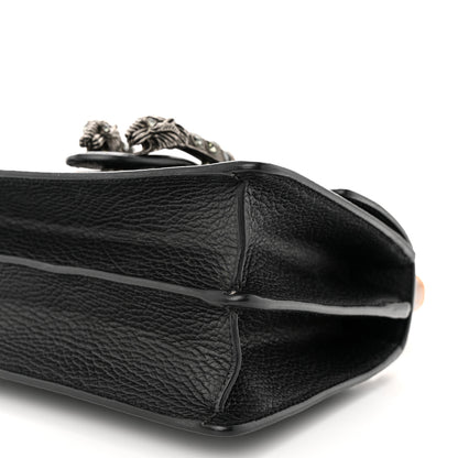 Gucci Dollar Calfskin Crystal Web Mini Dionysus Bamboo Top Handle Bag Black Black Diamond 10 of 11
