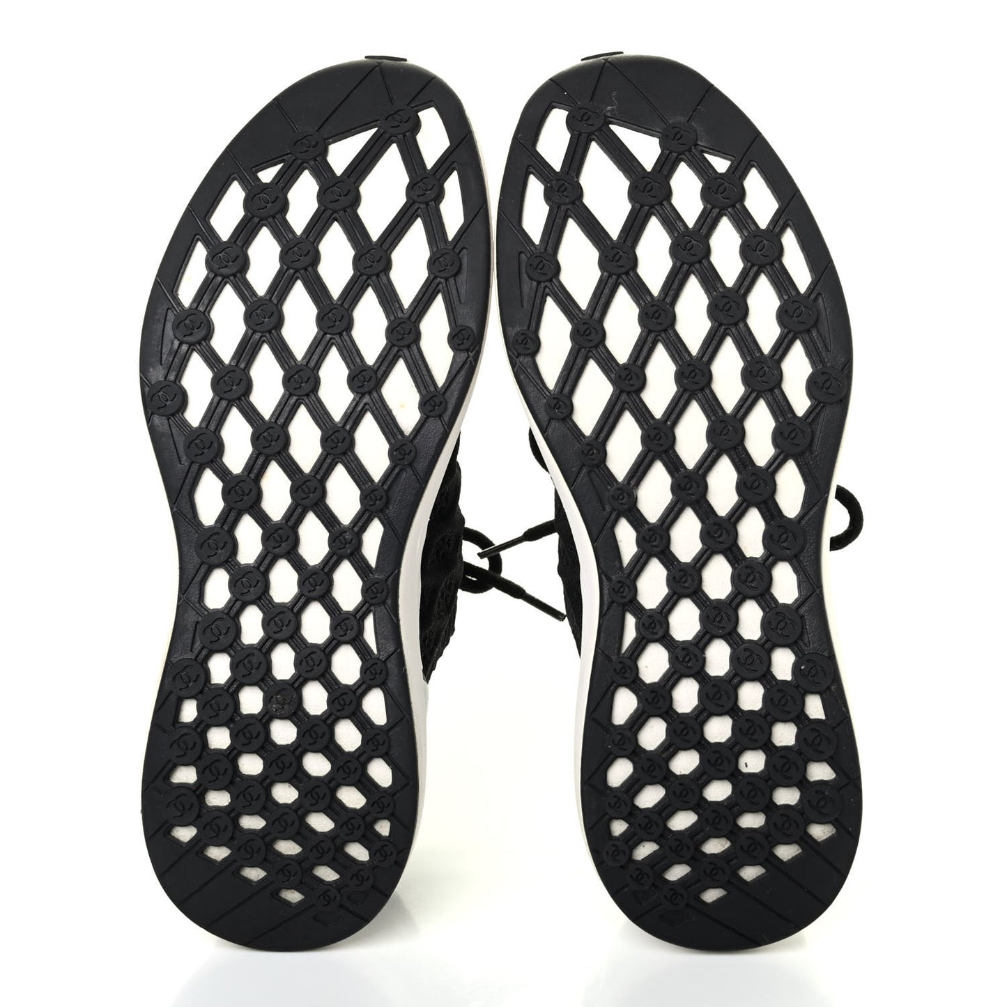 Fabric Logo Sneakers 35.5 Black