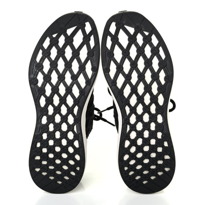 Chanel Fabric Logo Sneakers 35.5 Black 4 of 4