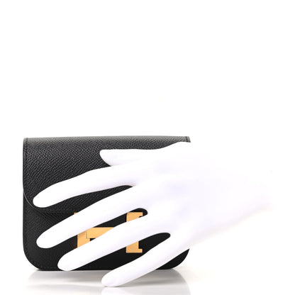 Hermes Epsom Constance Slim Wallet Black 2 of 9