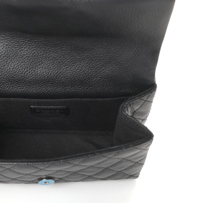 Chanel Grained Calfskin Quilted 2.55 Reissue Flap Belt Bag Clutch Black 5 of 9