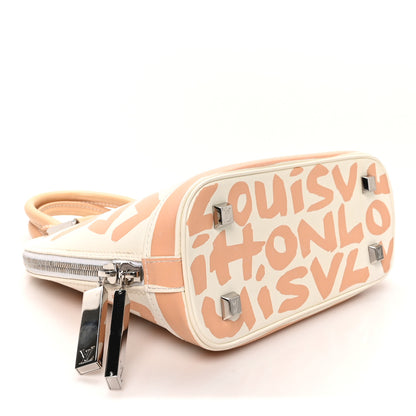 Louis Vuitton Graffiti Alma MM Peach 4 of 9