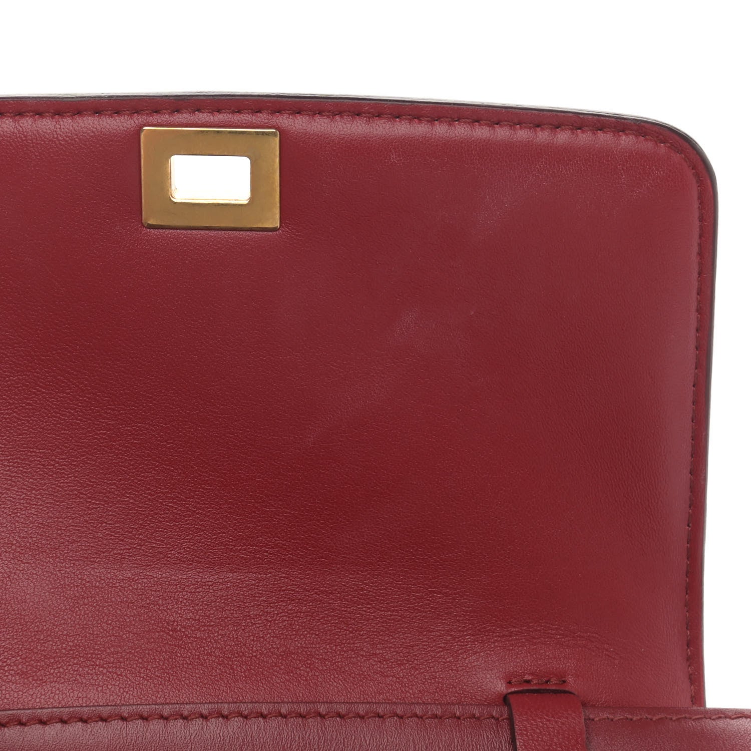 Celine Box Calfskin Small Classic Box Flap Bag Red 12 of 12