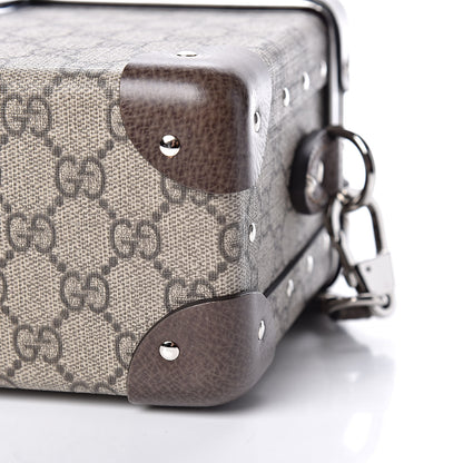 Gucci GG Supreme Monogram Globe-Trotter Beauty Case Brown 6 of 10