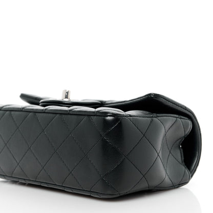 Chanel Lambskin Quilted Mini Rectangular Flap Black 11 of 12